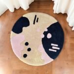 Premium Hand Tufted Wool Rug Round 3ft-6ft